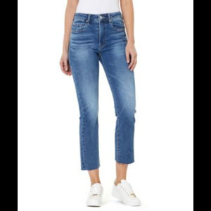 MSRP $79 Numero Cropped High Rise Kick Flare Jeans Size 28